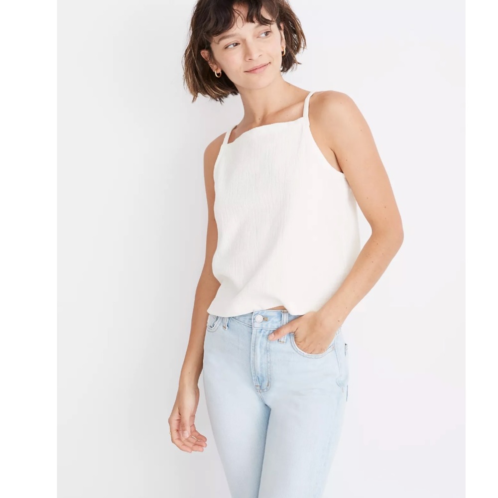 NWT Madewell Apron Tank Top